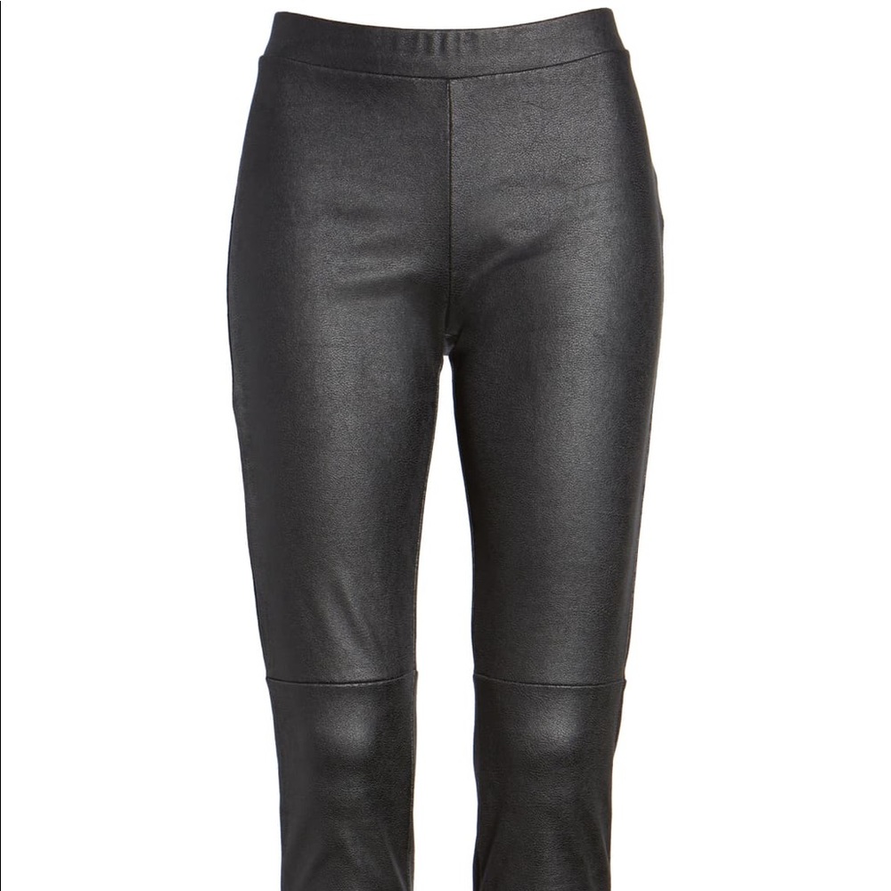 TROUVÉ FAUX LEATHER LEGGINGS